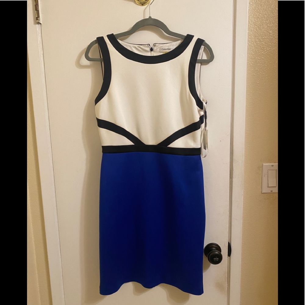 New with Tags! Calvin Klein Color Block Dress